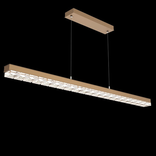 Hammerton Studio Tessera 2 Light 62" Wide LED Abstract Linear Chandelier - 3000K