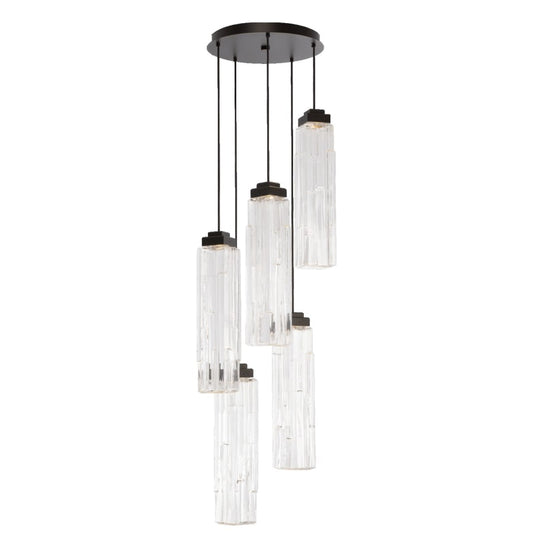 Hammerton Studio Ledgestone 5 Light 20" Wide LED Multi Light Pendant