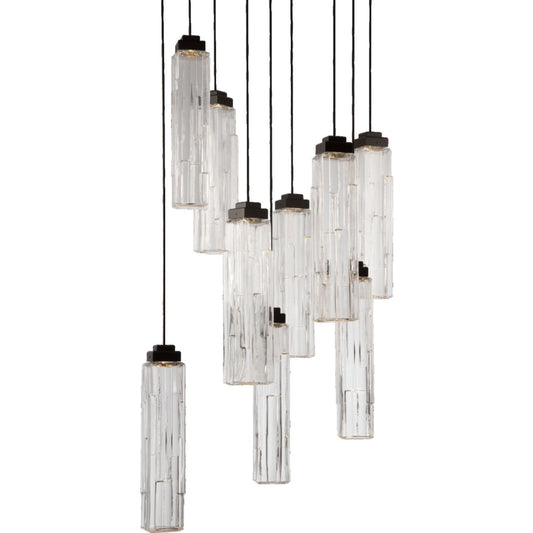 Hammerton Studio Ledgestone 9 Light 26" Wide LED Multi Light Pendant
