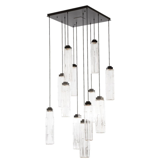 Hammerton Studio Ledgestone 12 Light 32" Wide LED Multi Light Pendant