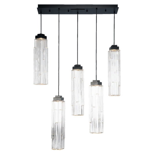 Hammerton Studio Ledgestone 5 Light 36" Wide LED Linear Pendant