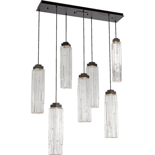 Hammerton Studio Ledgestone 7 Light 44" Wide LED Linear Pendant