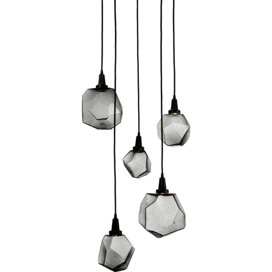 Hammerton Studio Gem 22" Wide 5 Light Hand Blown Glass LED Pendant