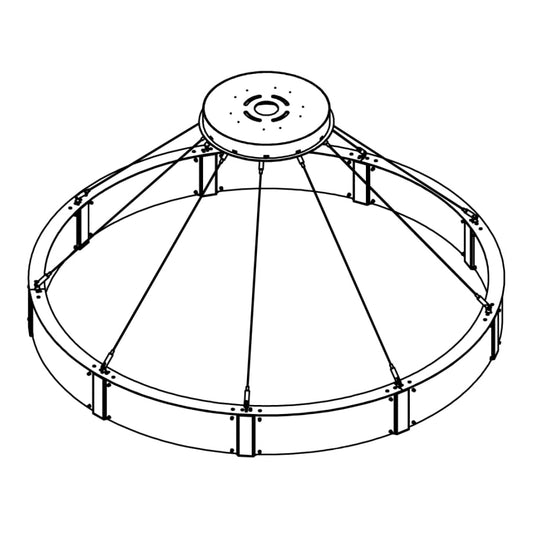 Hammerton Studio Parallel 60" Wide Artisan Crafted LED Chandelier with Hand Textured Glass
