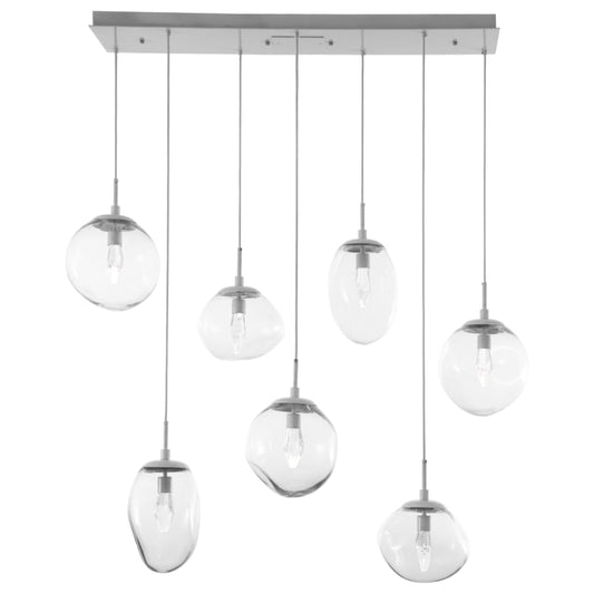 Hammerton Studio Cosmos 50" Wide Artisan Crafted 7 Light Linear Pendant
