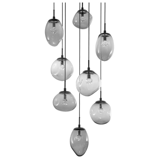Hammerton Studio Cosmos 32" Wide Artisan Crafted 8 Light Nebula Glass Pendant