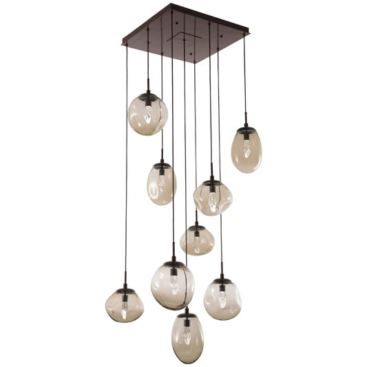 Hammerton Studio Cosmos 32" Wide Artisan Crafted 8 Light Nebula Glass Pendant