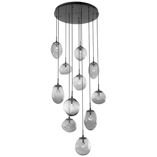 Hammerton Studio Cosmos 38" Wide Artisan Crafted 11 Light Nebula Glass Pendant