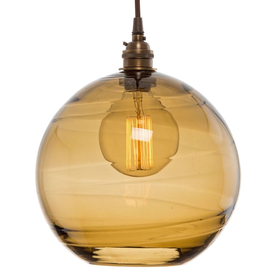 Hammerton Studio Misto 23" Wide Artisan Crafted Optic Glass 5 Light Pendant