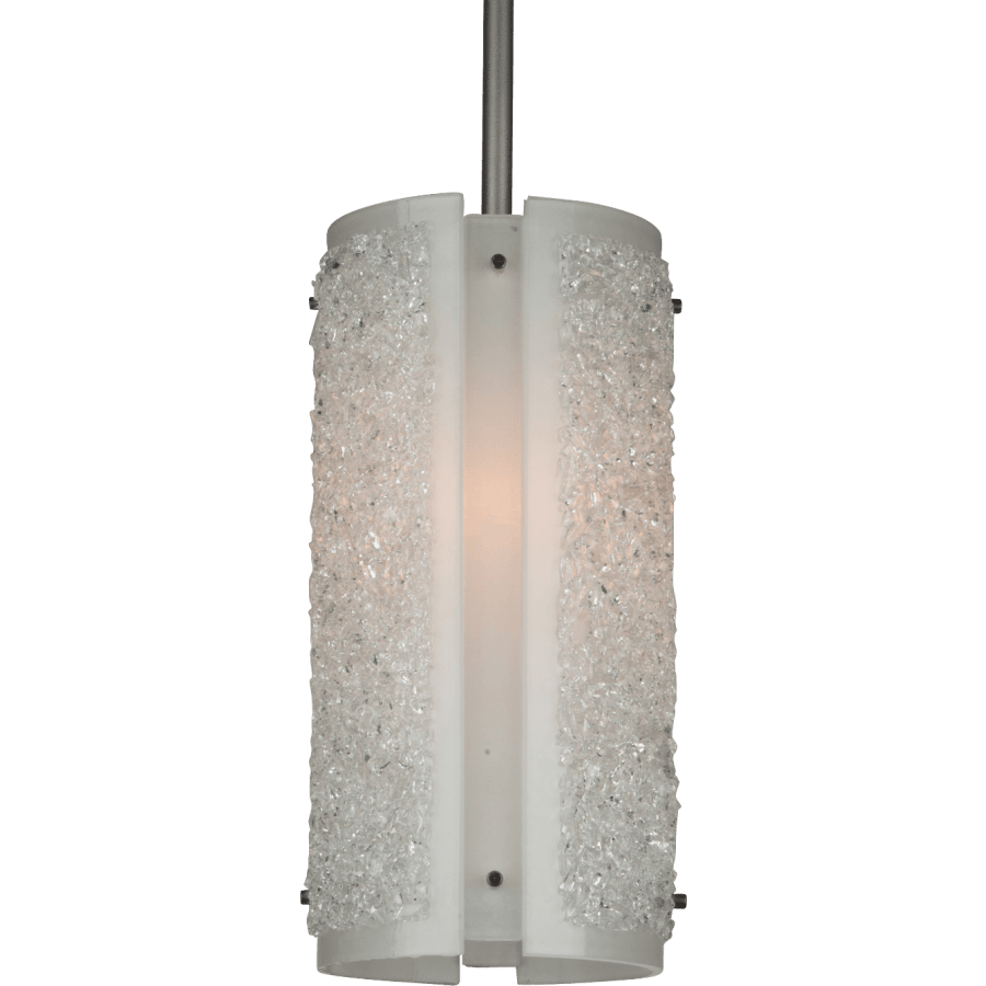 Hammerton Studio Textured Glass 46" Wide Artisan Crafted 7 Light Linear Pendant