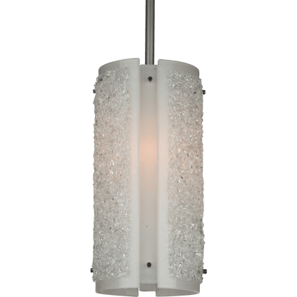 Hammerton Studio Textured Glass 35" Wide Artisan Crafted 5 Light Linear Pendant
