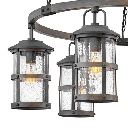 Hinkley Lighting Lakehouse 120v 6 Light 42" Wide Open Air Outdoor Chandelier with LED Bulbs Included