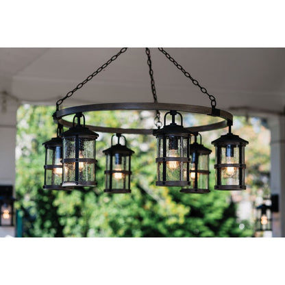 Hinkley Lighting Lakehouse 120v 6 Light 42" Wide Open Air Outdoor Chandelier with LED Bulbs Included