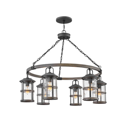 Hinkley Lighting Lakehouse 120v 6 Light 42" Wide Open Air Outdoor Chandelier with LED Bulbs Included