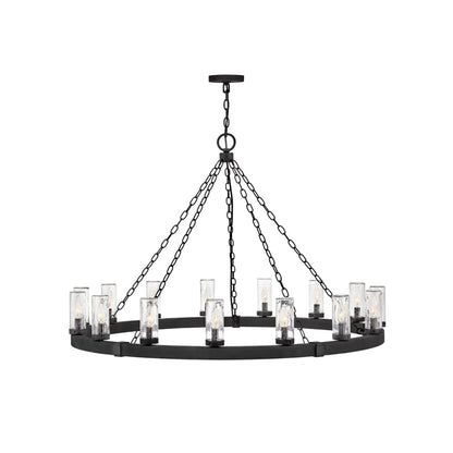 Hinkley Lighting Sawyer 15 Light 46" Wide Open Air Outdoor Chandelier