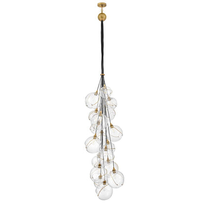 Hinkley Lighting Skye 18 Light 39" Wide Multi Light Pendant with Glass Shades