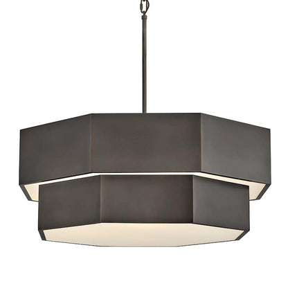 Hinkley Lighting Facet 12 Light 38" Wide Waterfall Chandelier