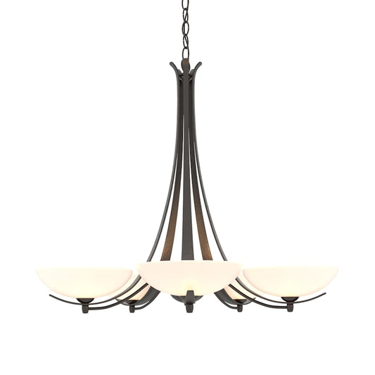 Hubbardton Forge Aegis 5 Light 32" Wide Chandelier