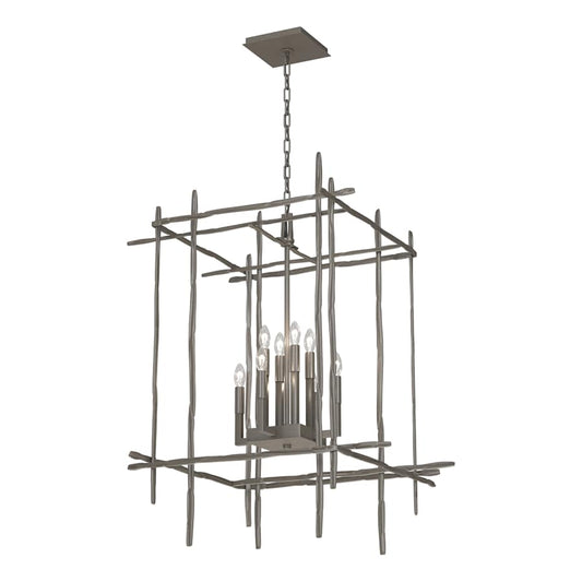 Hubbardton Forge Tura 8 Light 28" Wide Taper Candle Style Chandelier