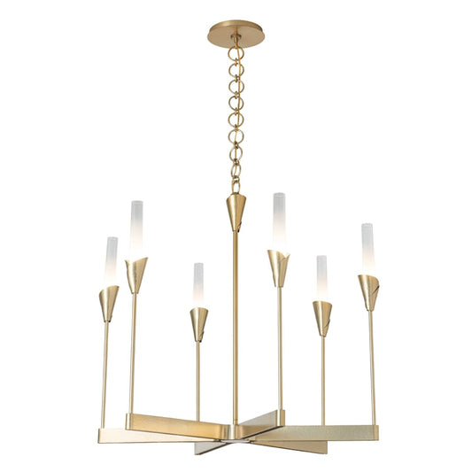Hubbardton Forge Lilium 6 Light 31" Wide Chandelier