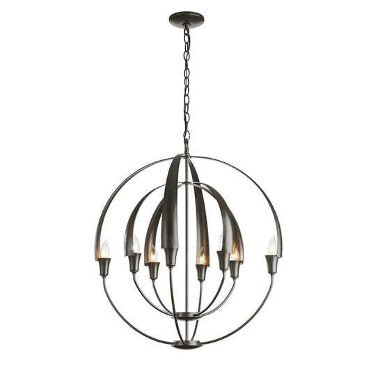 Hubbardton Forge Cirque 8 Light 26" Wide Taper Candle Style Chandelier