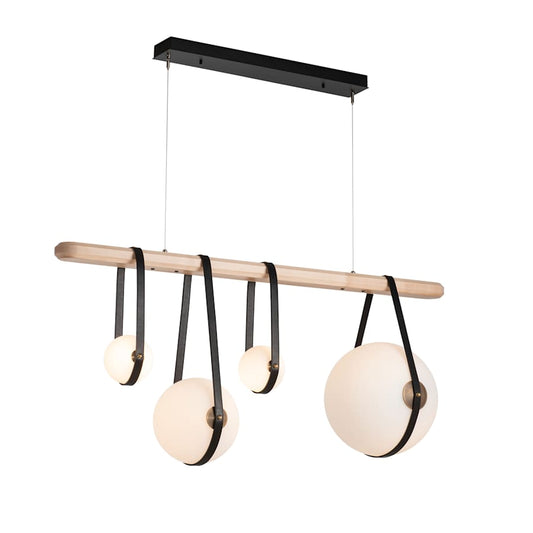 Hubbardton Forge Derby 52" Wide LED Linear Chandelier
