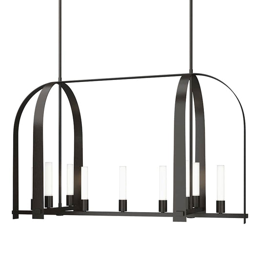Hubbardton Forge Triomphe 9 Light 41" Wide Linear Pendant