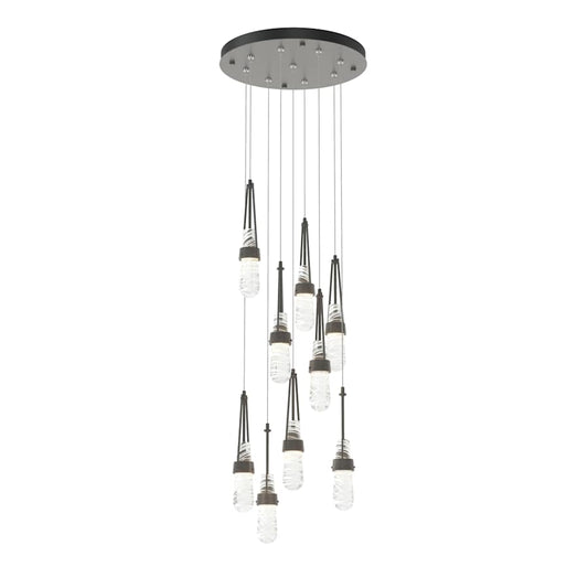 Hubbardton Forge Link 9 Light 21" Wide Multi Light Pendant