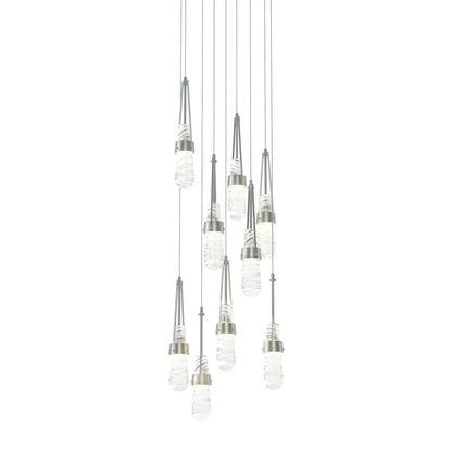 Hubbardton Forge Link 9 Light 21" Wide Multi Light Pendant