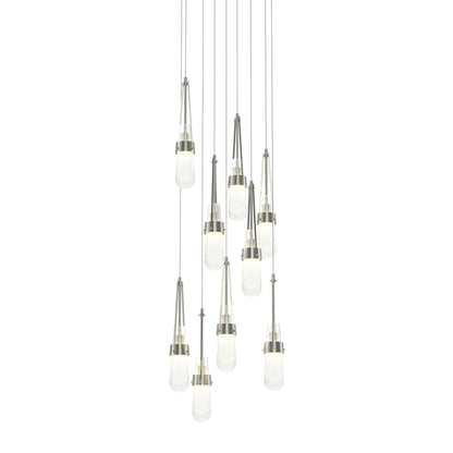 Hubbardton Forge Link 9 Light 21" Wide Multi Light Pendant