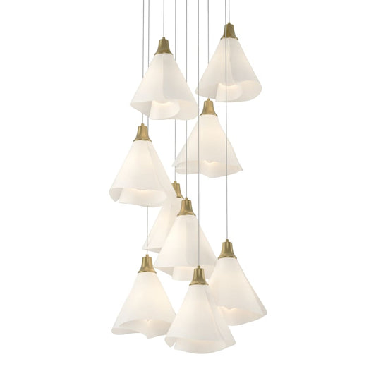 Hubbardton Forge Mobius 9 Light 21" Wide Multi Light Pendant