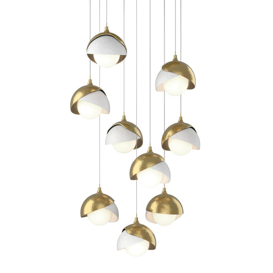 Hubbardton Forge Brooklyn 9 Light 21" Wide Suspension Multi Light Pendant