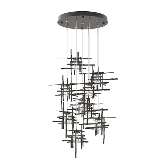 Hubbardton Forge Tura 9 Light 30" Wide Multi Light Pendant