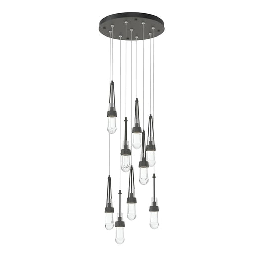 Hubbardton Forge Link 9 Light 21" Wide Multi Light Pendant