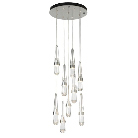 Hubbardton Forge Link 9 Light 21" Wide Multi Light Pendant
