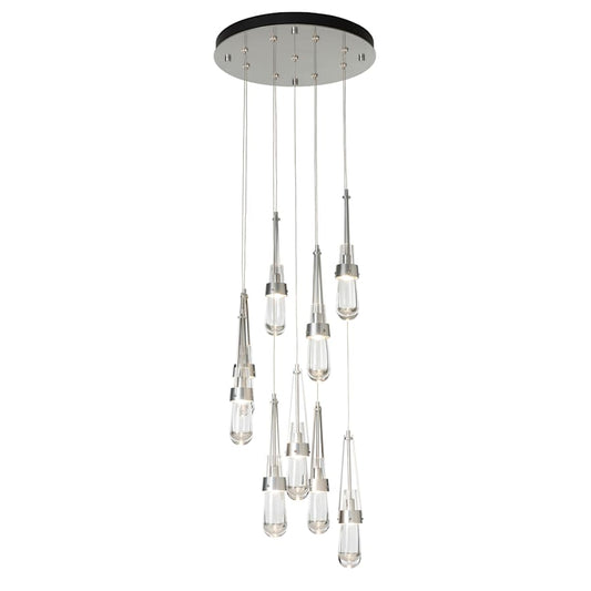 Hubbardton Forge Link 9 Light 21" Wide Multi Light Pendant