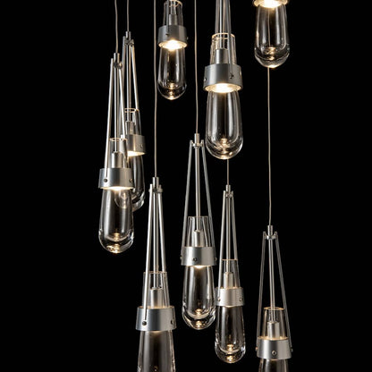 Hubbardton Forge Link 9 Light 21" Wide Multi Light Pendant