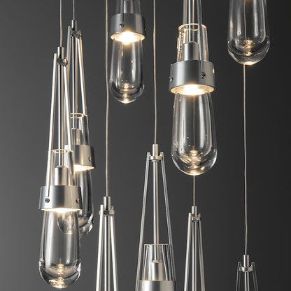 Hubbardton Forge Link 9 Light 21" Wide Multi Light Pendant