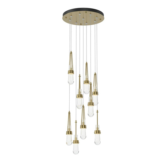Hubbardton Forge Link 9 Light 21" Wide Multi Light Pendant
