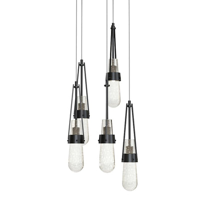 Hubbardton Forge Link 5 Light 13" Wide Multi Light Pendant