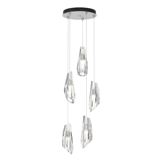 Hubbardton Forge Luma 5 Light 15" Wide Crystal Multi Light Pendant