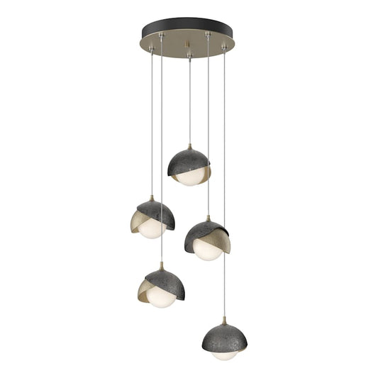 Hubbardton Forge Brooklyn 5 Light 16" Wide Suspension Multi Light Pendant