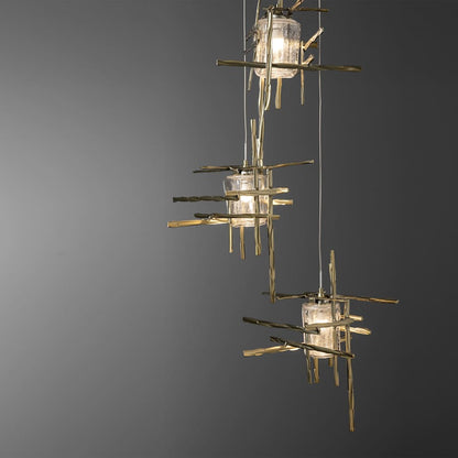 Hubbardton Forge Tura 5 Light 28" Wide Multi Light Pendant