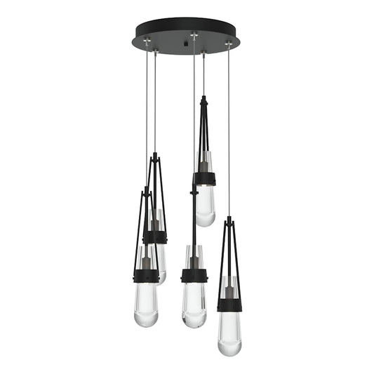 Hubbardton Forge Link 5 Light 13" Wide Multi Light Pendant