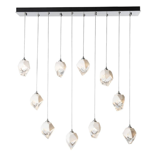 Hubbardton Forge Chrysalis 10 Light 45" Wide Linear Pendant