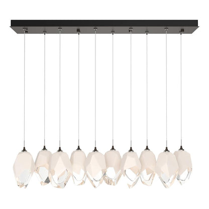 Hubbardton Forge Chrysalis 10 Light 45" Wide Linear Pendant