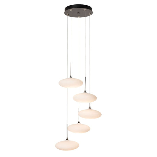 Hubbardton Forge Clouds 5 Light 20" Wide Multi Light Pendant