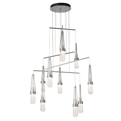 Hubbardton Forge Link 10 Light 35" Wide Multi Light Pendant