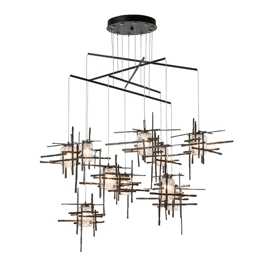 Hubbardton Forge Tura 10 Light 49" Wide Multi Light Pendant