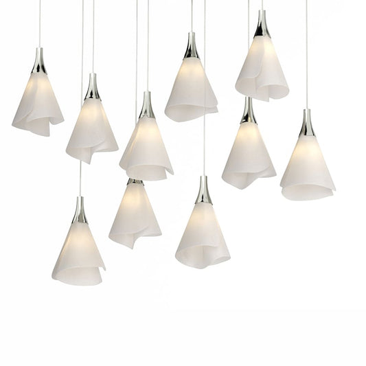 Hubbardton Forge Mobius 10 Light 46" Wide Linear Pendant